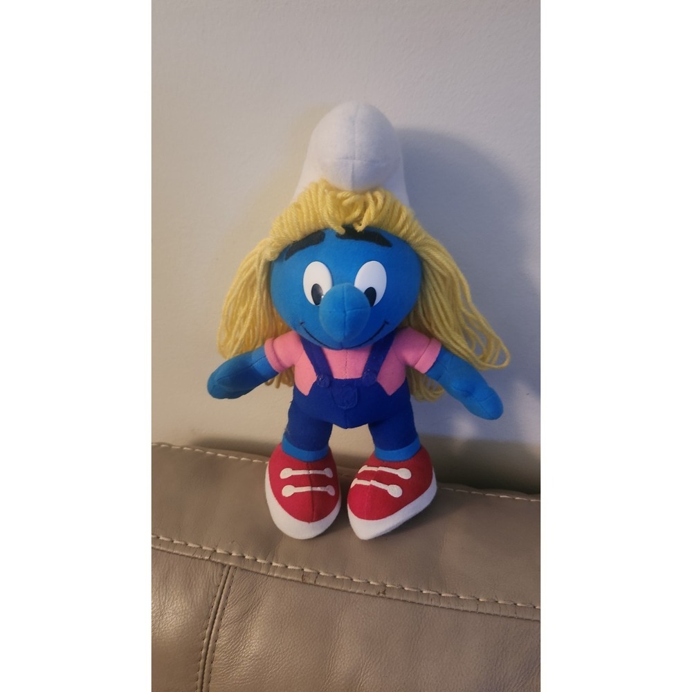 Vintage Peyo 1996 The‎ Smurfs - Hug-A-Smurf Plush Toy